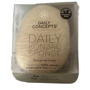 Daily Concepts Your Konjac Sponge Pure Brand New Sealed